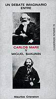 Portada de Debate imaginario entre Carlos Marx y Miguel Bakunin
